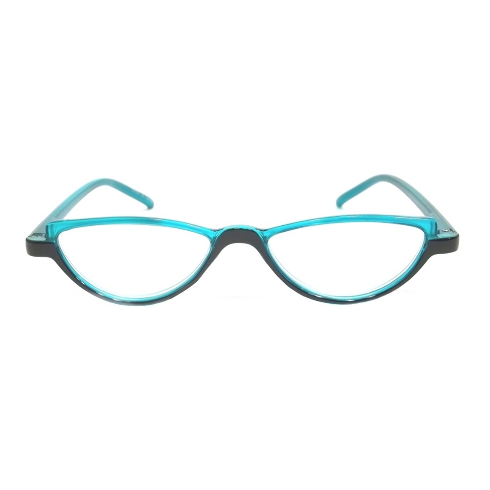 Cat Eye Reading Glasses Bella Classic Blue Accent